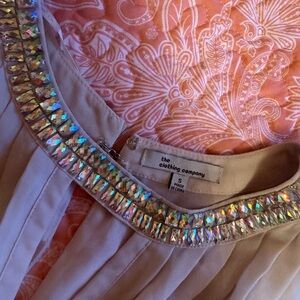 The Clothing Company Cream Top with Sparkling Accents